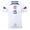 Maglia ufficiale Stati Uniti RAPINOE 15 Casa Mondiali 2022 per Uomo